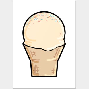 Kawaii Ice-Cream Posters and Art